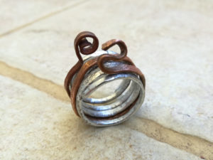Anello rame uomo