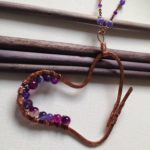 Collana a forma di cuore in rame