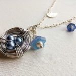 Collana di Pasqua a forma di nido