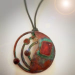 Collana rame ossidato