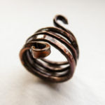 Copper ring oxidized
