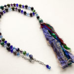 Sari necklace handmade in Italy Milan