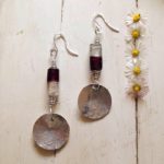 Lampwork aluminium earrings