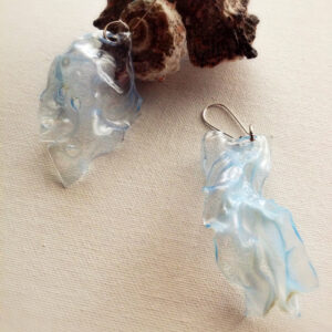Recycled plastic earrings